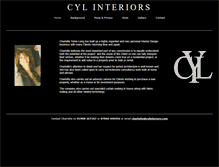 Tablet Screenshot of cylinteriors.com